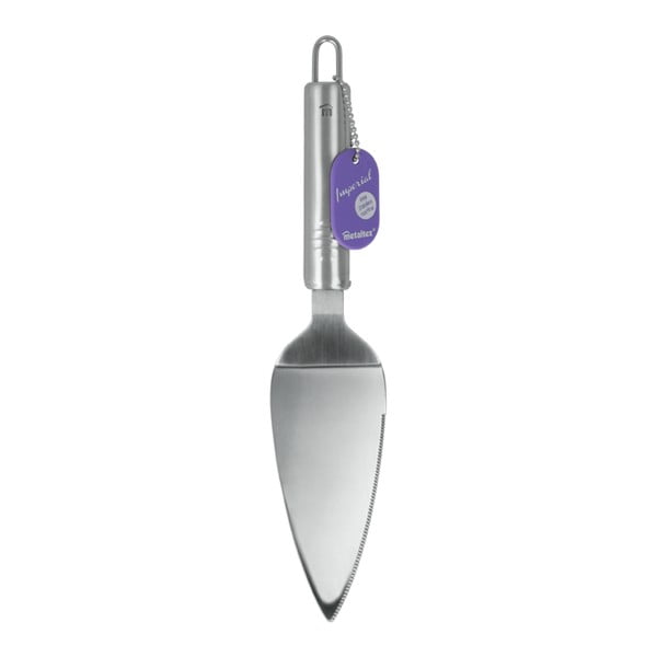 Nerūdijančio plieno 27 cm ilgio mentelė pyragui Metaltex-image-1