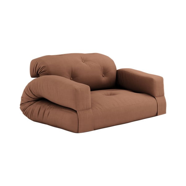 Oranžinė sofa lova 140 cm Hippo - Karup Design