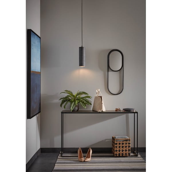 Juodas pakabinamas šviestuvas Kave Home Maude, aukštis 31 cm-image-1