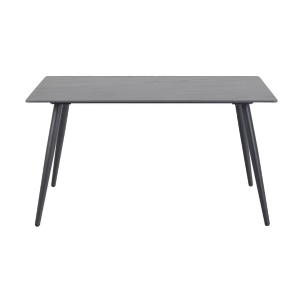 Juodas stalas su keramikiniu stalviršiu Actona Wicklow, 80 x 140 cm-image-2