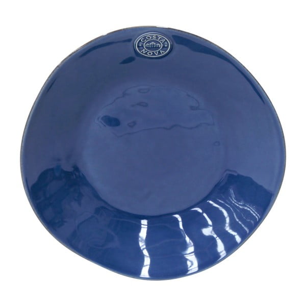 Costa Nova Nova Nova tamsiai mėlyna akmens masės sriubos lėkštė, ⌀ 25 cm