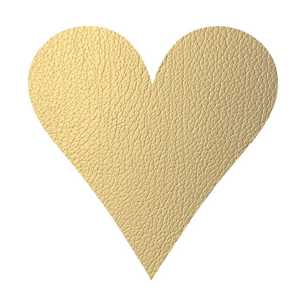 Iš eko odos padėkliukas 30x30 cm Heart Hippo – LIND DNA
