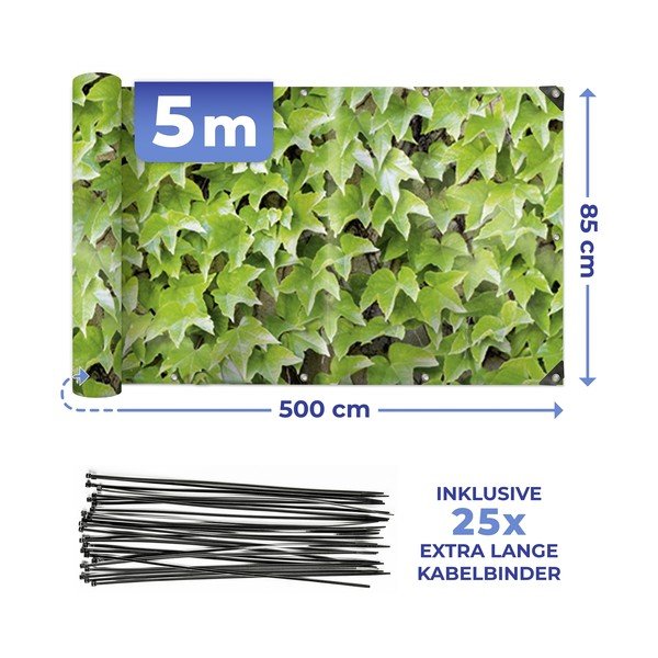 Žalios spalvos iš plastiko tvora 500x85 cm Wilder Wein – Maximex-image-3