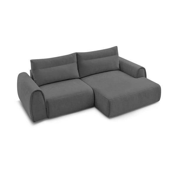 Kampinė sofa pilkos spalvos Aden – Bobochic Paris-image-4