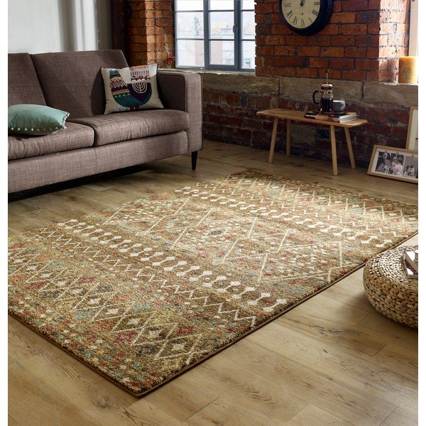 Tamsiai rudas kilimas Flair Rugs Odine, 160 x 230 cm-image-4