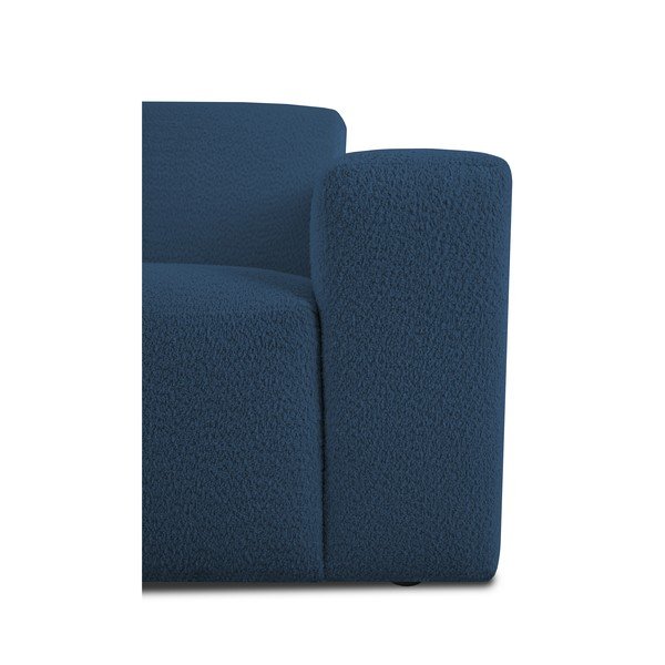 Iš boucle sofa tamsiai mėlynos spalvos 228 cm Roxy – Scandic-image-4