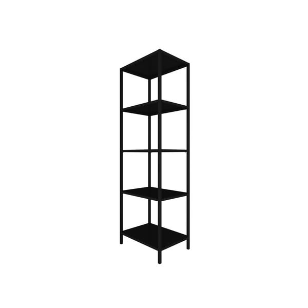 Juodos spalvos metalinė spinta Canett Lite, aukštis 175 cm-image-3