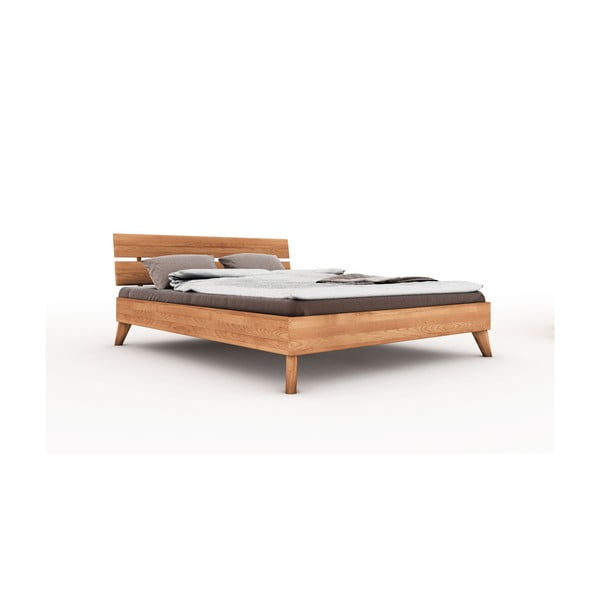 Dvigulė lova iš bukmedžio medienos 140x200 cm Greg 2 - The Beds