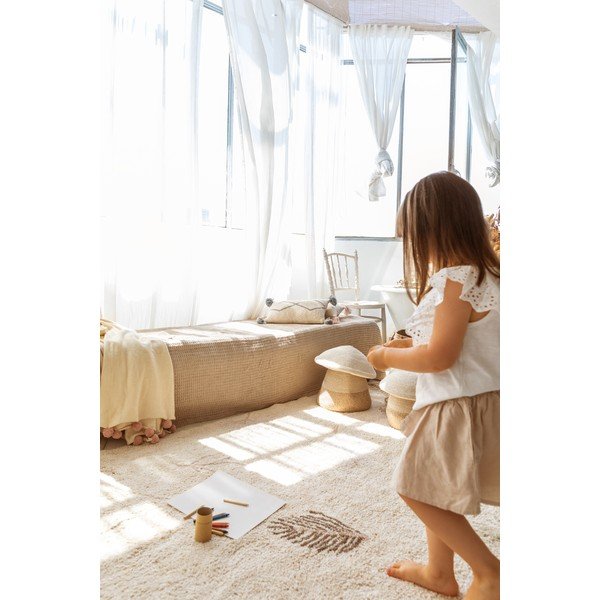 Skalbiamas/rankų darbo iš medvilnės vaikiškas kilimas kreminės spalvos 170x240 cm Pine Forest – Lorena Canals-image-4