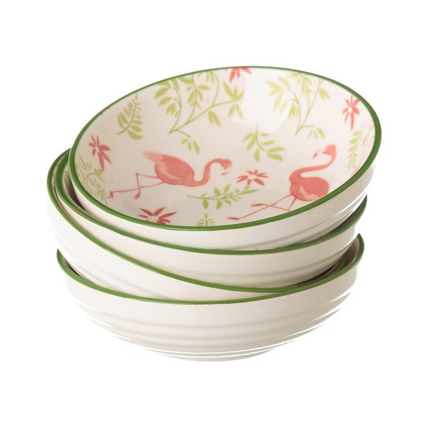 Porcelianinis dubuo Unimasa Flamingo, ø 12,6 cm-image-3