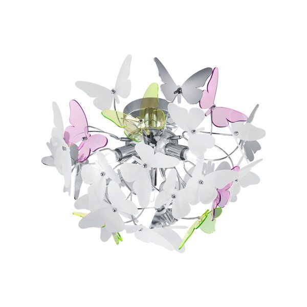 Vaikiškas šviestuvas ø 45 cm su plastikiniu gaubtu Butterfly – Reality