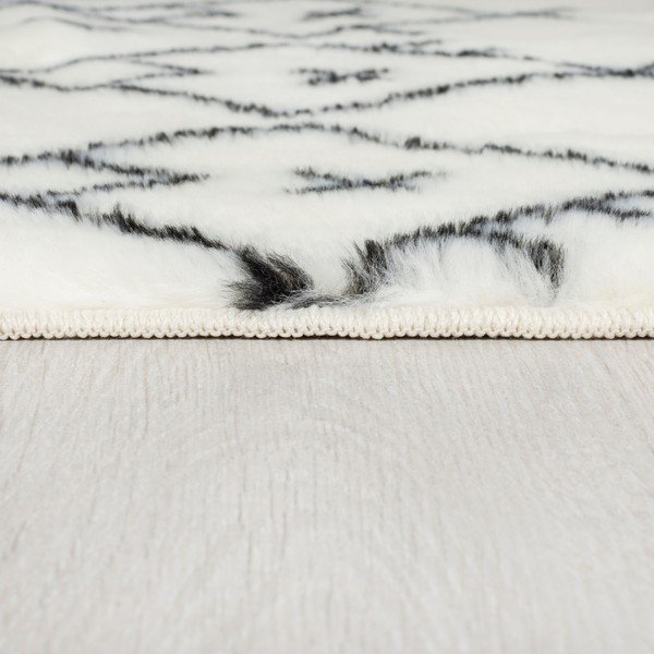 Skalbiamas kilimas baltos spalvos 120x170 cm Adil – Flair Rugs-image-4