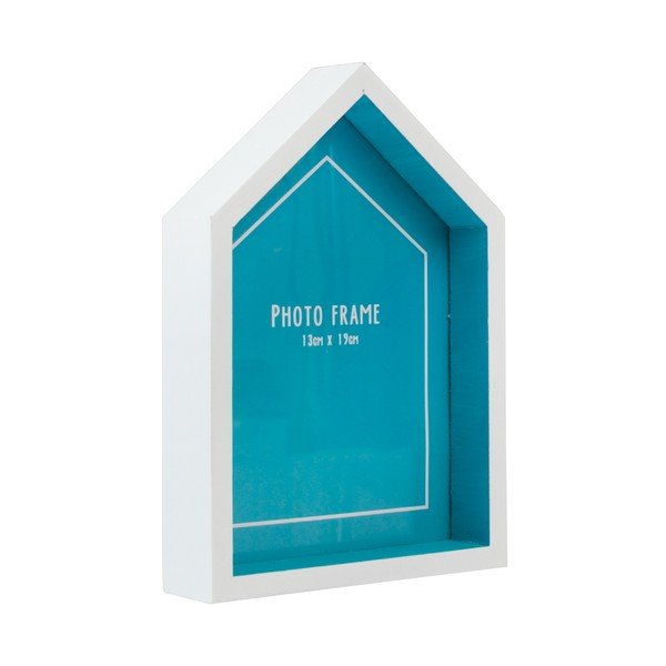 Mėlynas paplūdimio namelio formos nuotraukų rėmelis "Rex London Beach", 14 x 20 cm-image-1