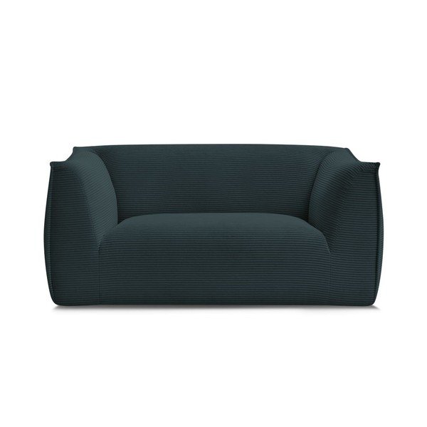 Tamsiai mėlynos spalvos sofa iš kordinio velveto 170 cm Giorgia – Bobochic Paris