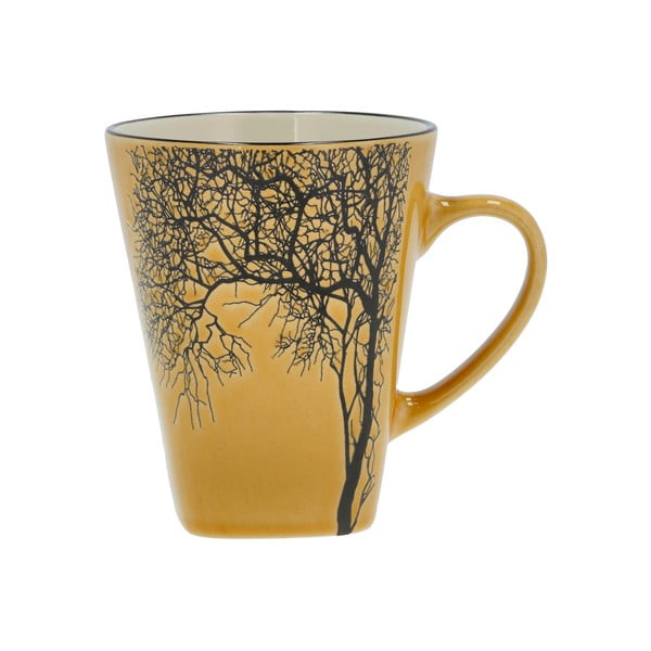 Iš akmens masės puodelis geltonos spalvos 350 ml Hela – Villa Collection
