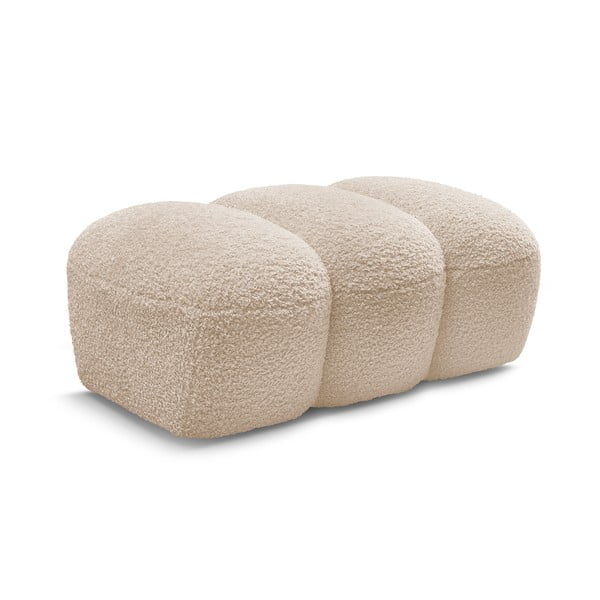 Smėlio spalvos iš boucle taburetė Hippolyte – Bobochic Paris-image-3