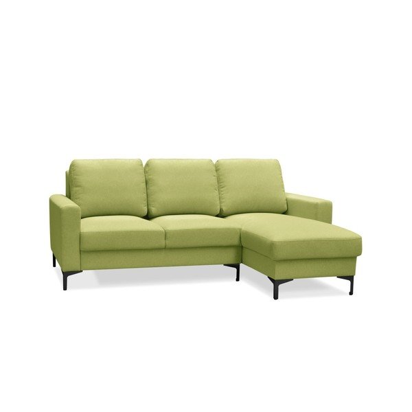 Alyvuogių žalios spalvos kampinė sofa "Cosmopolitan" dizainas Atlanta, dešinysis kampas-image-1