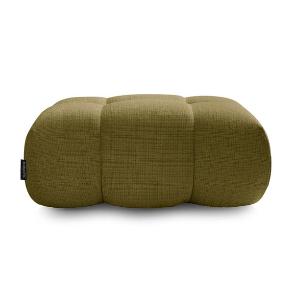 Žalios spalvos iš šenilinio audinio taburetė Ivane – Bobochic Paris