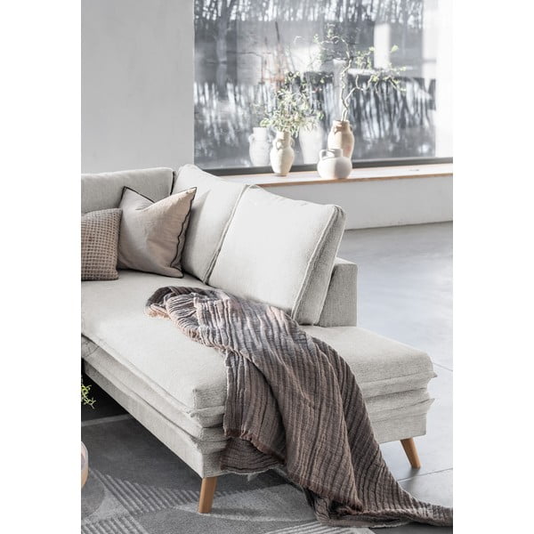 Sulankstoma kampinė sofa smėlio spalvos (su dešiniuoju kampu) Charming Charlie – Miuform-image-4