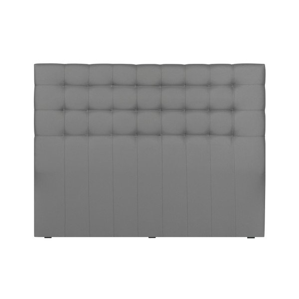 Šviesiai pilka galvūgalio lova "Cosmopolitan design Torino", plotis 202 cm-image-1