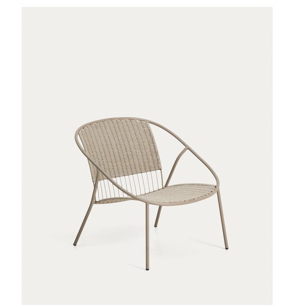 Taupe spalvos sodo krėslas Atrani – Kave Home