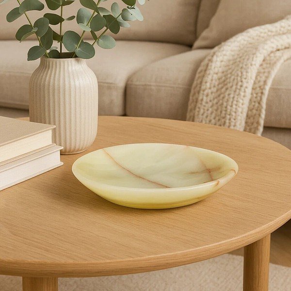 Iš akmens dekoratyvinis padėklas 12,5x20 cm Oleena – Premier Housewares-image-1