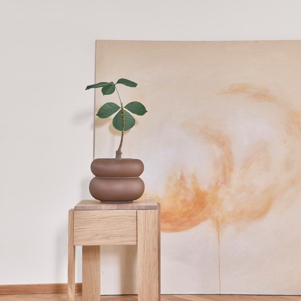 Iš molio gėlių vazono dangtelis ø 23 cm Kupla – OYOY Living Design-image-1