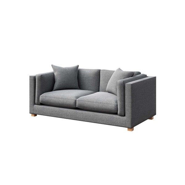 Sofa pilkos spalvos 195 cm Pomo – Ame Yens-image-2