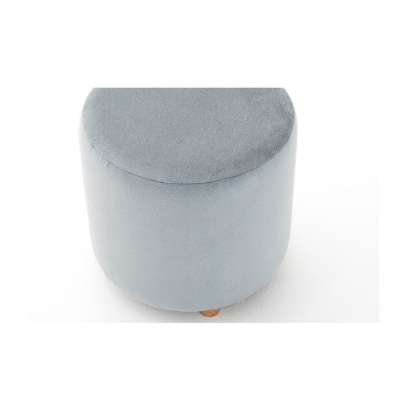 Pufas šviesiai pilkos spalvos Begon – Balcab Home-image-3