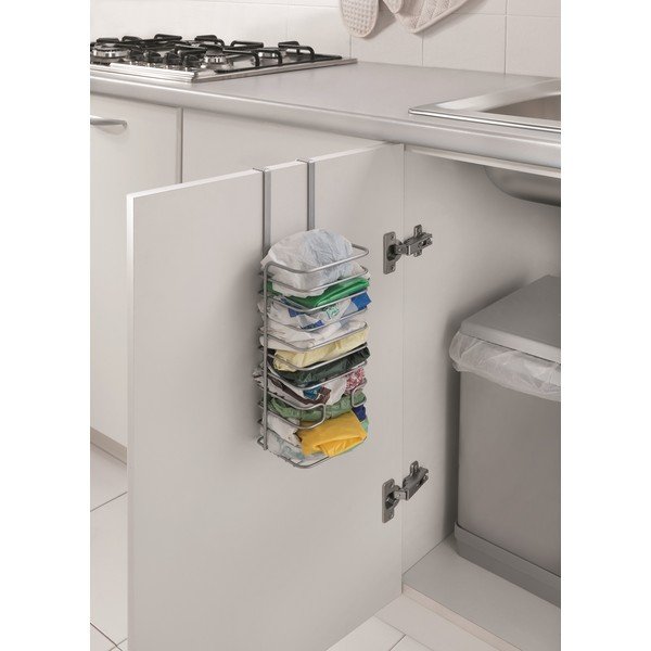 Pakabinamas krepšys plastikiniams maišeliams Metaltex Galileo-image-1