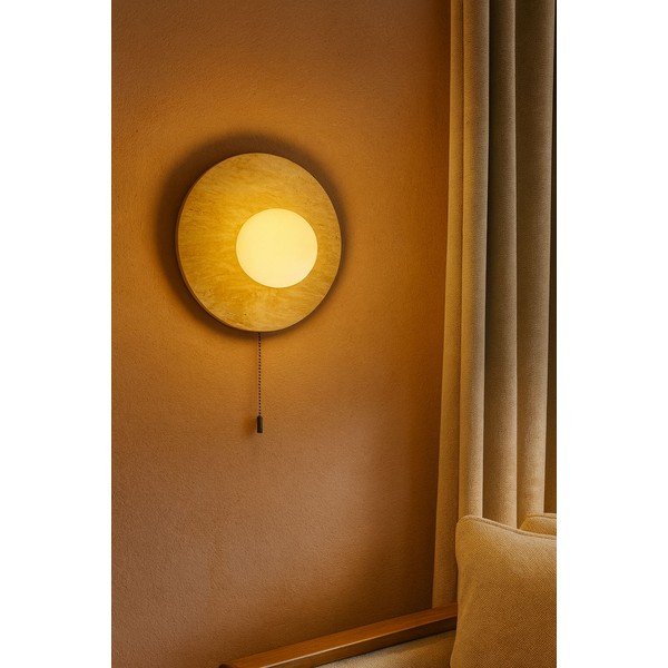 Smėlio spalvos iš akmens sieninė lempa ø 12 cm Hilde – Opviq lights-image-4