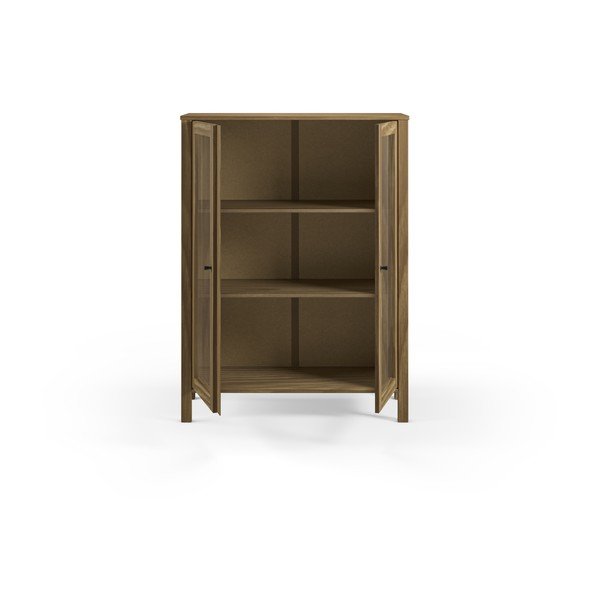 Natūralios spalvos iš pušies masyvo vitrina 90x120x40 cm Alessandra – Marckeric-image-3