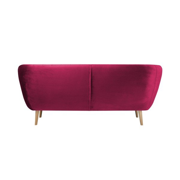 Rožinė dvivietė sofa Mazzini Sofas Benito-image-1