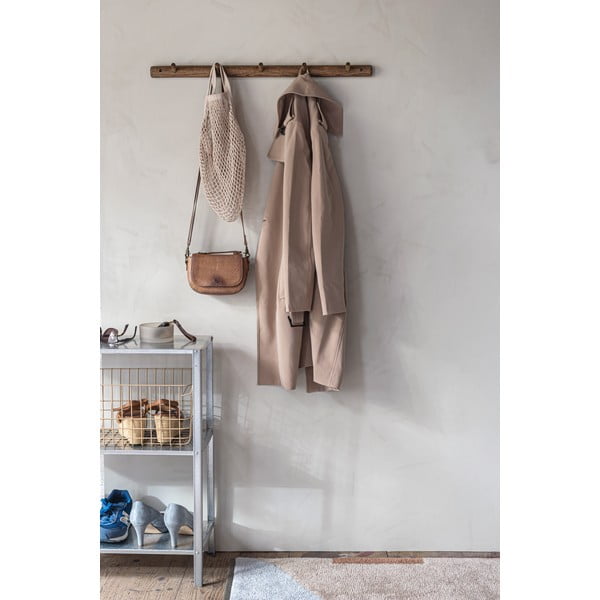 Iš ąžuolo masyvo sieninė lentyna rudos spalvos 72 cm Roots – Mette Ditmer Denmark-image-2