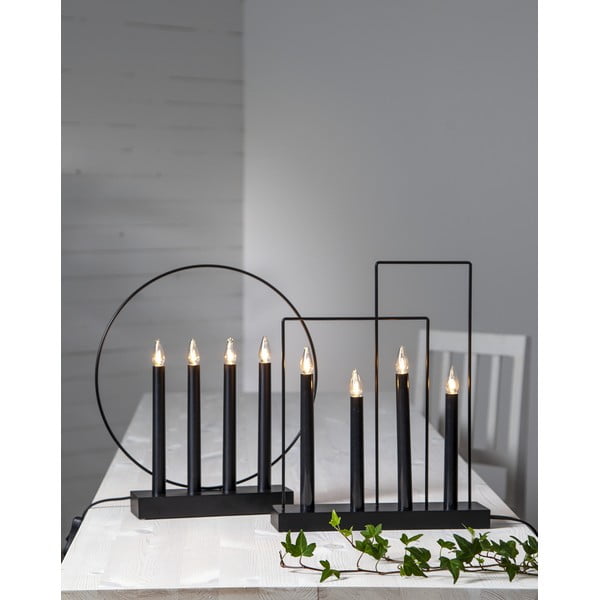 Šviečianti dekoracija juodos spalvos Glossy – Star Trading-image-1