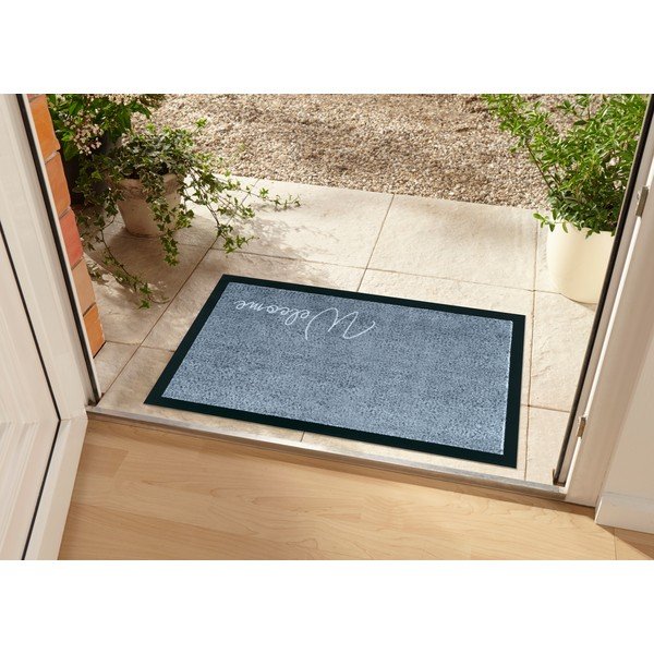 Pilkas durų kilimėlis Ragami Maison, 45 x 75 cm-image-1