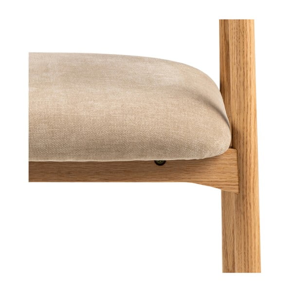 Valgomojo kėdės smėlio spalvos/natūralios spalvos 2 vnt. Addi – Actona-image-3