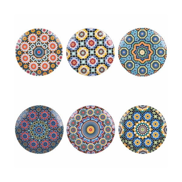 6 porcelianinių desertinių lėkščių rinkinys ø 19 cm Marrakesh - Villa d'Este