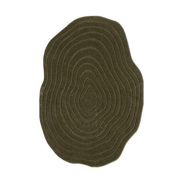 Tamsiai žalios spalvos kilimas 160x230 cm Pebble – ESTE