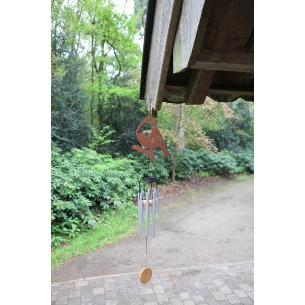 3 pakabinamų varpelių su paukščio motyvu rinkinys Esschert Design-image-1