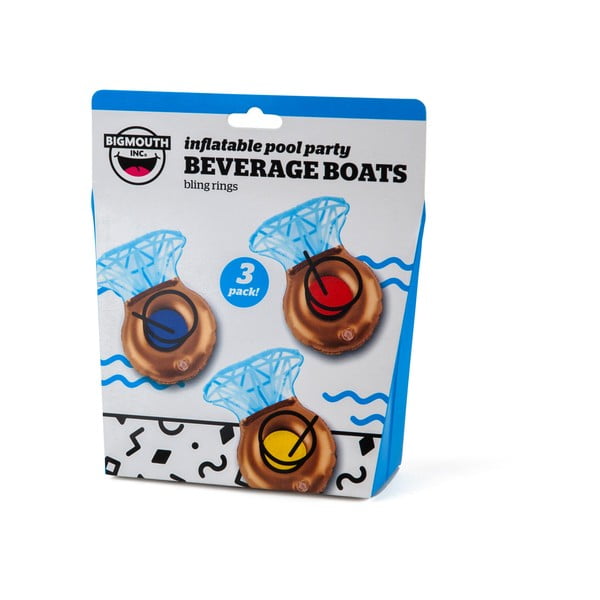 3 pripučiamų Big Mouth Inc. formos gėrimų žiedų rinkinys.-image-2