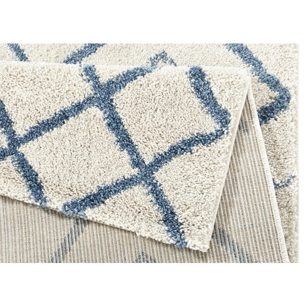 Baltas kilimas Mint Rugs Grid, 80 x 150 cm-image-3