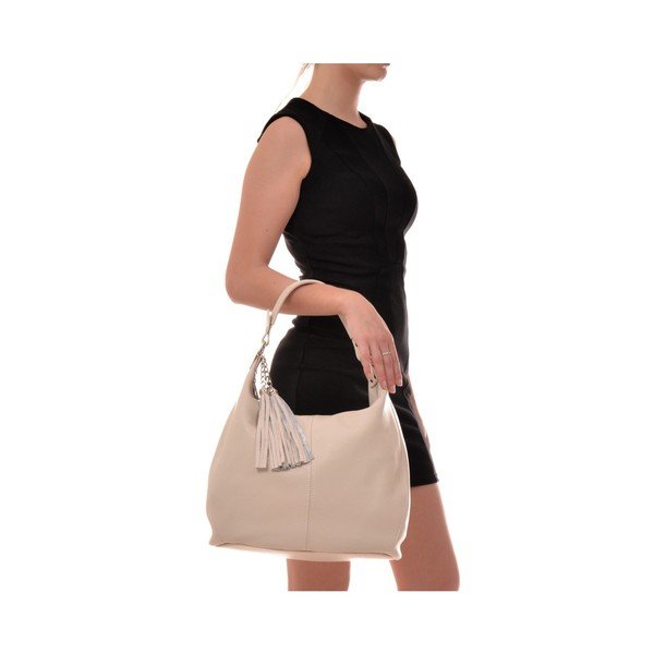 Smėlio spalvos odinė rankinė Sofia Cardoni Bruhna-image-3