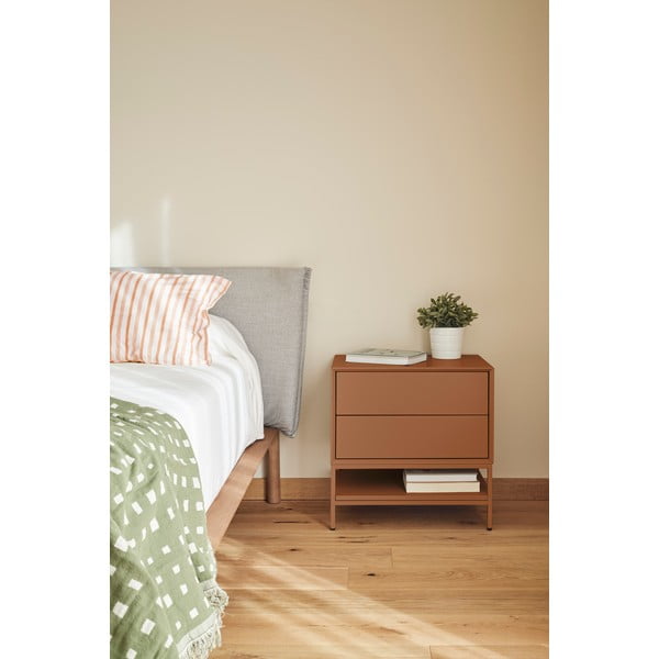 Naktinis staliukas raudonos plytų spalvos Platt – Teulat-image-1