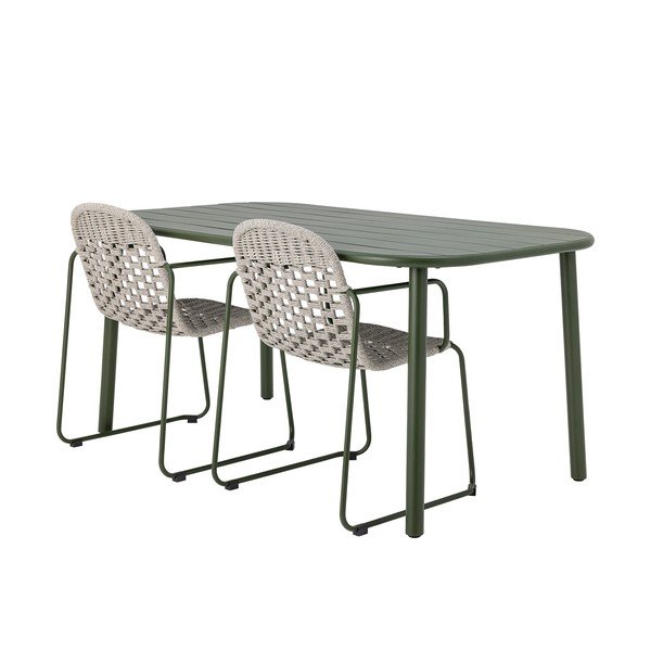 Iš metalo sodo valgomojo stalas 90x160 cm Calana – Bloomingville-image-3