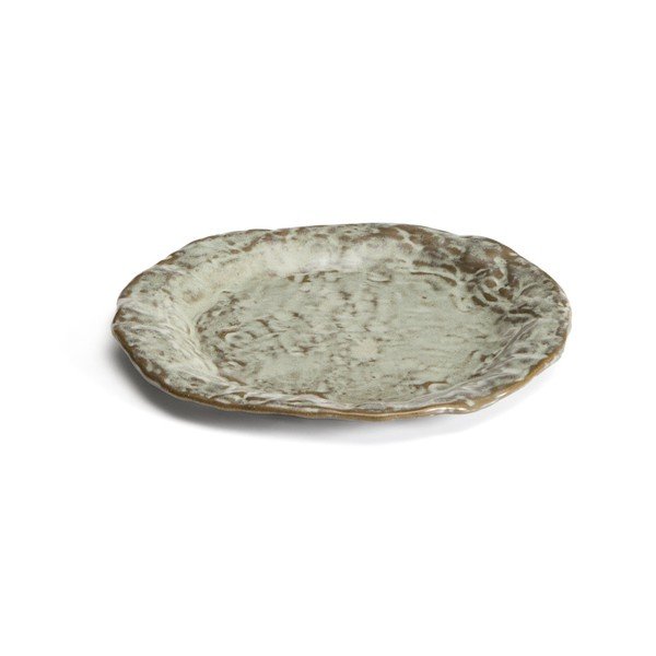 Pilkos spalvos desertinė iš keramikos lėkštė ø 21 cm Alenia – Kave Home