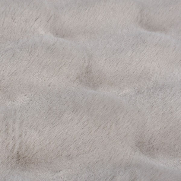 Sintetinė oda ir kailis šviesiai pilkos spalvos 180x290 cm Waffle Faux Fur – Flair Rugs-image-2