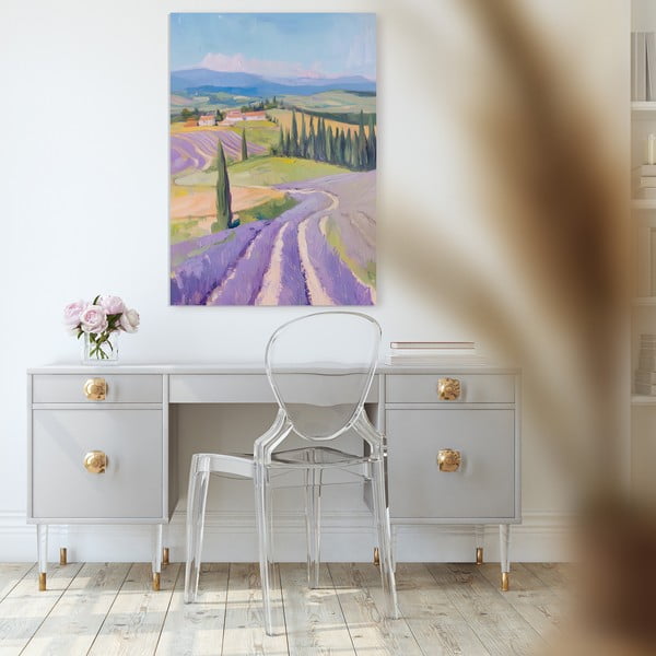 Paveikslas 70x100 cm Purple Fields – Styler-image-2