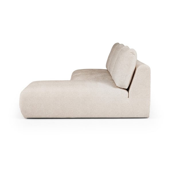 Kreminės spalvos iš boucle kampinė sofa (su dešiniuoju kampu/su gultu) Mirel – Rodier-image-3