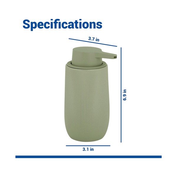 Žalios spalvos iš plastiko muilo dozatorius 400 ml Fablo – Wenko-image-4